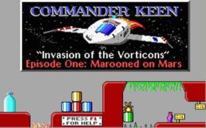 Commander Keen: Marooned on Mars cover art